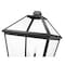 Z-Lite Talbot 4 Light Outdoor Post Mounted Fixture, Black & Clear Beveled 579PHXLXS-536P-BK - alternate 4